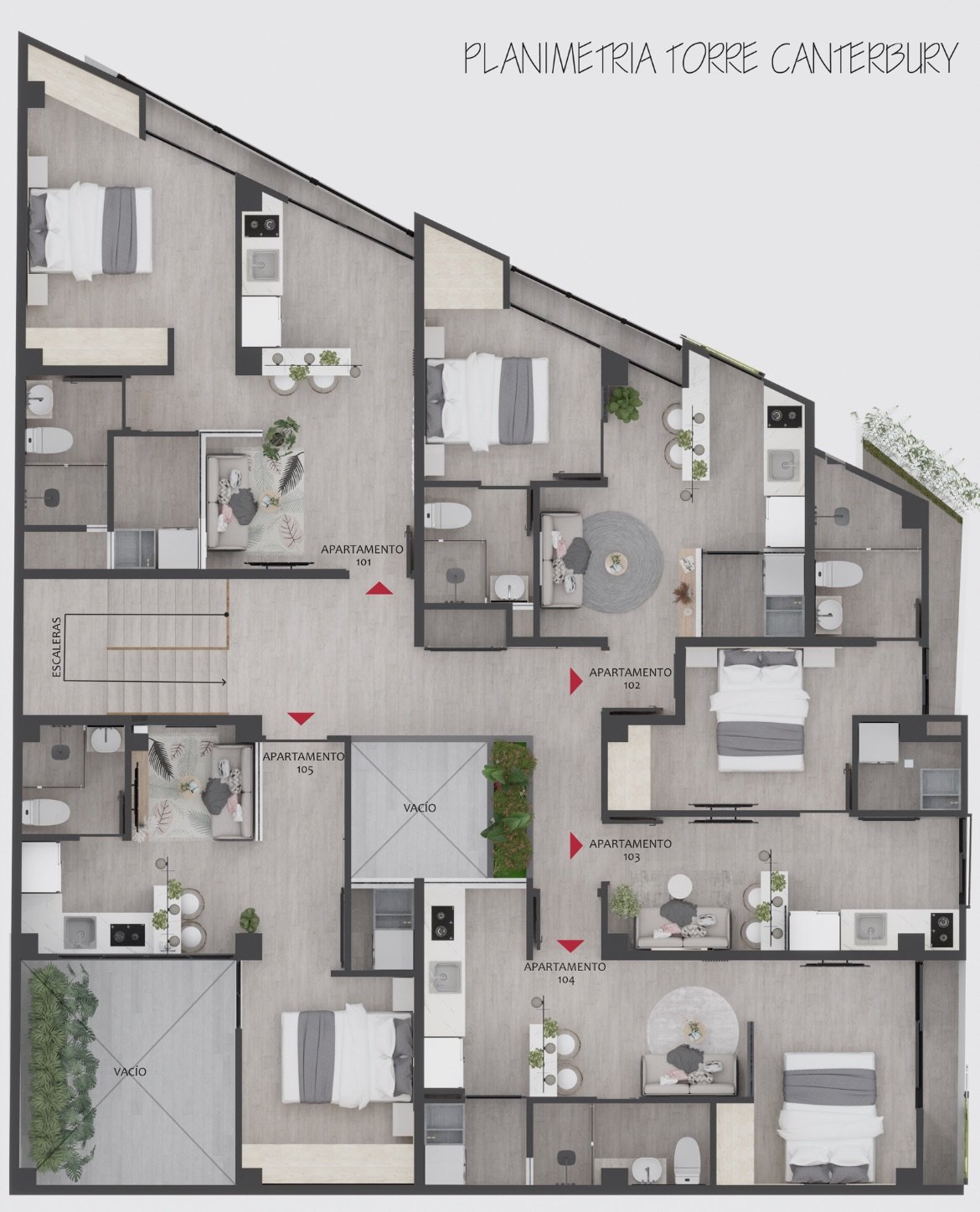 Proyecto de Apartestudios sobre planos  - Foto 4