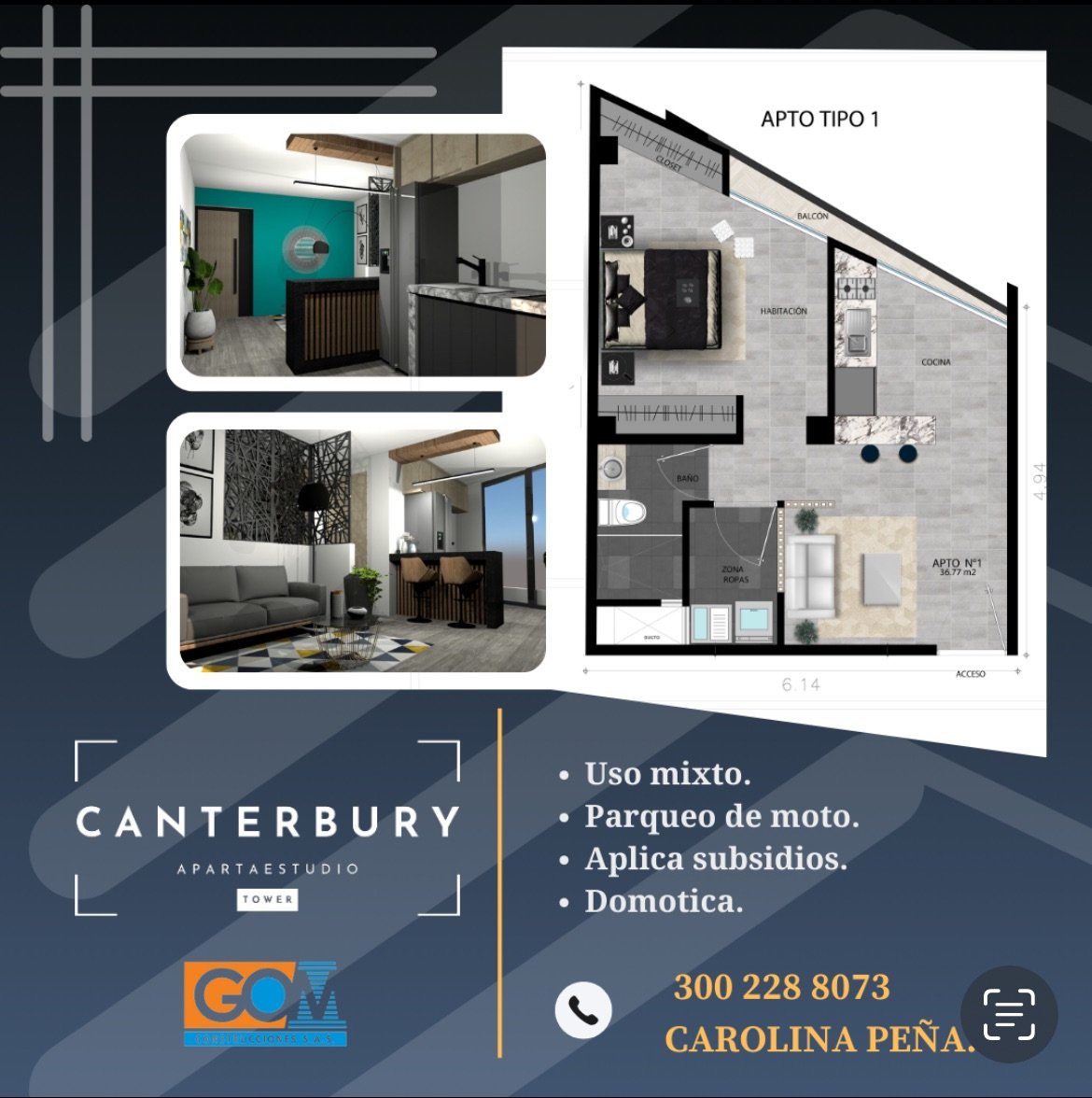 Proyecto de Apartestudios sobre planos  - Foto 10