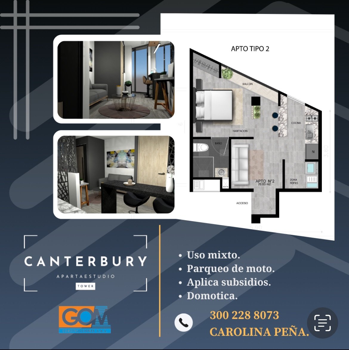 Proyecto de Apartestudios sobre planos  - Foto 11